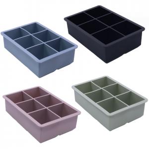 6 Cubes Square Ice Cube Tray