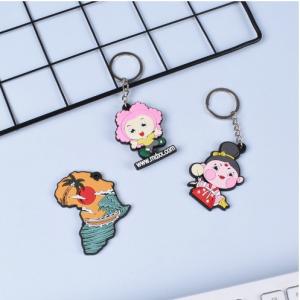 Custom Soft PVC Keychain Key Chain Soft Cartoon Rubber Keychains  Silicone Keyring