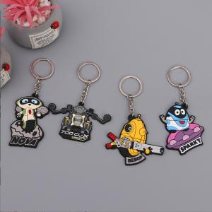 Cute Cartoon silicone Keychain for Home Car Key Ring Backpack Bag Pendant