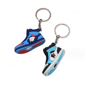 Silicone Keychain Customized Rubber 3d Mini Sneaker Shoe Keychain  Rubber Designer Sneaker Keychain  Shoe 3d Key Chain