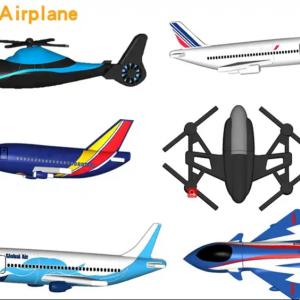 Personalized Custom PVC Airplane USB pendrive